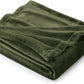 Bedsure Fleece Throw Blanket Olive Green - 300GSM Blankets for Couch, Sofa, Bed, Soft Lightweight Plush Cozy Throws for Toddlers, 50x60 inches