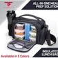 ThinkFit Insulated Meal Prep Lunch Box with 6 BPA-Free, Reusable, Microwavable, Freezer Safe Food Portion-Control Containers, Shaker Cup, Pill Organizer, Lunch Bag with Storage Pocket - (Black)