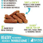 Raw Paws Grain-Free Soft Sausage Treats for Dogs & Cats - Chicken Recipe, 6-oz - USA Chicken Sausage Dog Treats - Soft Treats for Dogs & Cats - Dog Sausage Treats