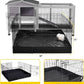 Aivituvin Rabbit Playpen Pet Pen Small Animal Cage with Waterproof Liner - Extension Playpen