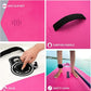 Inflatable Stand Up Paddle Board with Sup Board Accessories, Durable, Lightweight,Wide Stable Design,Wide Non-Slip Deck, Non-Slip Comfort Deck Pink Paddle Board for Women & Girls