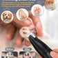 LEYOUFU Dog Clippers for Grooming, 2 Speed Dog Paw Trimmer with LED Light, Rechargeable Low Noise Pet Shaver for Trimming Dogs Cats Hair Around Paws, Eyes, Ears, Face, Rump (Black)