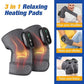 NORTHERN BROTHERS Cordless Knee Massager for Pain Relief, Knee Heating Pad with 3 Heat 3 Vibration, Adjustable Heated Knee Brace for Knee Shoulder Elbow, Gifts for Men Women