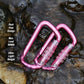 FresKaro 3inch 12kN-2698lbs Auto Locking Carabiner Clips, Solid D Shape, Heavy Duty 7075 Aluminum, Lightweight 1.09oz, Rust Proof, for Hammock, Hiking, Dog Leash, Keychain etc., Multi-Colors