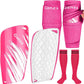 Gonex Soccer Shin Guards for Kids Adult, Youth Boys Girls Shin Guards Slip in Soccer Shin Pad Sleeves Canilleras for Football Games, EVA Cushion Protection Reduce Shocks & Injuries