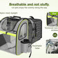 Pecute Pet Carrier Backpack, Cat Backpack Carrier, Expandable with Breathable Mesh for Small Dogs Cats Puppies, Dog Backpack Carrier for Hiking Travel Camping Outdoor, Hold Pets Up to 18 Lbs