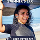 Ear Plugs for Swimming Surfing with Lanyard, Block Out Water Let Sound in, Reusable Comfy Custom-fit Swim Waterproof earplugs Men Women for Swimmer Shower Pool Bath Water Sports
