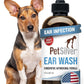 PetSilver Ear Cleaner for Dogs & Cats – Gentle Otic Rinse with Chelated Silver Formula – Supports Clear, Comfortable Ears – Easy to Use – Thoughtfully Made in The USA with Care – 8 fl oz