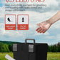 HORZE Smart Grooming Box for Horses, Dogs, Cats with Removable Tray | Non-Slip, Crack Resistant | 16" x 12" x 12" - Black - One Size