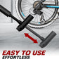 BV Mini Bike Pump Portable Frame Pump, Shock Pump for Bike Shock, Air Ball Pump Inflator with Ball Pump Needles, Mini Pump Fits Presta & Schrader- Smart Valve