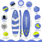 Inflatable Paddle Board for Adults with Accessories Included, Oar, Fins, Pump. Stand Up Paddleboard Great Stability and Resistance. 10’ x 33" x 5.9", Maximum Load 286 lb