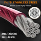 XiaZ Dog Tie Out Cable, 20ft Dog Lead for Yard, Heavy Duty Chain Line Outside for Small Medium Large Dogs Up to 250 lbs, Outdoor Dogs Runner Tether