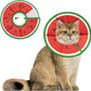 Soft Adjustable Cat Cone Collar - Comfortable Recovery Collar for Cats After Surgery (Watermelon, Medium)