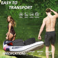 UPWELL 13'6”/11' Inflatable Recreational Kayak - 2 Person with Drop Stitch Floor and Accessories Including Kayak Seats with High Back Support, Paddle, Fin, Repair Kits, Carry Bag and Hand Pump