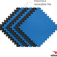 Norsk Dual-Sided Reversible 1/2" Foam Exercise Mats for Home Gym - Interlocking EVA Foam Tiles