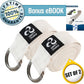 2-PACK or 5-PACK Yoga Exercise Adjustable Straps 8Ft | BONUS eBook | with Durable D-Ring For Pilates & Gym Workouts | Hold Poses, Stretch, Improve Flexibility & Maintain Balance