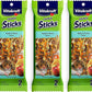 Vitakraft 3 Pack of Hamster Treat Crunch Sticks, 2 Sticks Each, Apple and Honey Flavor