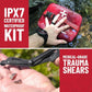 Surviveware 184 Pcs Waterproof Premium Survival First Aid Kit - Survival Emergency Preparedness for Travel Camping Gear, Survival Kit and Outdoor Emergencies - Survival Kit