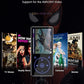 96GB MP3 Player with Bluetooth 5.0: Portable Lossless Sound Music Player with HD Speaker,2.4" Screen Voice Recorder,FM Radio,Touch Buttons,Support up to 64GB for Sport(Earphones&64GB TF Card Included)
