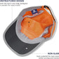 GADIEMKENSD Reflective Folding Outdoor Hat Unstructured Design UPF 50+ Sun Protection Sport Hats for Womens and Mens