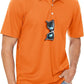 MAGCOMSEN Men's Polo Shirts 3 Buttons Casual Work T Shirts Quick Dry Short Sleeve Golf Shirt Pique Jersey Outdoor Performance