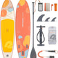 Retrospec Weekender Inflatable Stand Up Paddle Board Includes Paddle, Pump, and Accessories 10’6” Lightweight iSUP, Puncture Resistant Inflatable Paddle Board for Adults