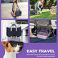 Small Dog Sling Carrier, Front Facing Dog Carrier Sling, Hands Free Pet Carriers Bag with Padded Adjustable Strap and Poop Dispenser Machine Washable for Small Dogs Cats Travel Outdoor-Black