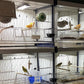 HappyBird Lightning (A Divison of M&M Cage) 8" LED linkable Light bar Without Power Source for Multiple Bird Breeder Cages, Full Spectrum LED. Will NOT Run ON ITS OWN (Single)