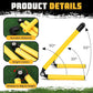8 Pcs Adjustable Speed Training Hurdles 6" 9" 12" Speed Agility Hurdle Jumping Training Fitness Equipment Plyometric for Athletes Soccer Basketball Track Field