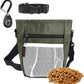 Dog Treat Pouches for Pet Training with Magnetic Closure Treat Pouches for Pet Training,Large Dog Treat Training Pouch and Dog Clicker,Training Treat Pouch Built-in Poop Bag Dispenser-Green