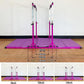 Gymnastics Double Horizontal Bars 3Play Parallel Bars Uneven Bars Gymnastics Training Kip Bar with 304 Stainless Steel Regulating Arms & Fiberglass Rail for Indoor Outdoor Home Club Use