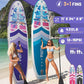 DAMA 11'*34"*6" Inflatable Paddle Board, Paddle Boards for Adults,Sup,Lightweight and Durable, Easy to Inflate, Versatile in Style, Fully Functional, Equipped w/High Grade Accessories.