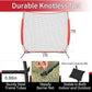 7x7/16x10/20x10ft Backstop Net, Ball Stop Net with Handbag,Fix Sports Net Barrier by 4 Spike&2 Sandbag,Sports Practice Barrier Net for Baseball,Softball,Lacrosse Train,Backstop Net for Backyard