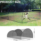 AIRHOP 22/30 FT Portable Baseball & Softball Batting Cage for Backyard Batting Practice, Durable Large Enclosed Batting Cage with Pitching Machine Hole and Removable Door