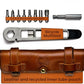 FULL WINDSOR -The Nutter Bicycle Multi Tool–Portable Cycling Repair Kit for MTB, Road & Dirt Bikes – Includes Spanner, Magnetic Bit, Tire Levers & Bottle Opener–Compact Brown Case for On-the-Go Fixes