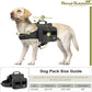 Himal Outdoors Dog Backpack & Saddle Bag, Tactical Hiking Backpack for Large Dogs with Side Pockets & Adjustable Strap