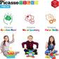 Picasso Cubes Kids Pixel 1” Magnetic Puzzle Cube Mix & Match w/Free Ideabook Sensory Toys STEAM Learning Building Block Magnets Construction Toy Set Stacking Magnet Creative Kit