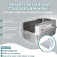 XL Metal Cat Litter Box with Lid – Non-Stick, Odor Control, Stainless Steel, Rust-Resistant, High-Sided – Easy to Clean with Handles, No-Slip Base, Leak-Proof Seal, 5 Clips, Cleaning Tracker