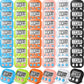 Macarrie 48 Pcs Digital Kitchen Timer Bulk Small Magnetic Backing Stand Timer Clock Loud Alarm LCD Display Electronic Minute Second Count up Countdown Alarm for Teacher Classroom Cooking Baking