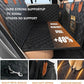 Back Seat Extender for Dogs Hard Bottom, Upgraded 7-Layer PU Leather Dog Car Seat Cover with Support 400lbs, Waterproof Dog Hammock Bed Backseat, Anti-Scratch Pet Seat Extender for Car, SUV, Truck