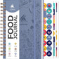 Clever Fox Food Journal Spiral - Daily Food Diary, Meal Prep Planner to Track Calories & Nutrients, Weight Loss Tracker Notebook (Windy Blue)