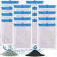 fishkeeper 16 Pack Large Filter Cartridges Compatible with Tetra Whisper Bio-Bag Filters Replacement Filter Cartridges for Whisper Power Filters 20i/40i /IQ20/30/45/60 PF20/30/40/60(Ready to Use)