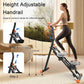 Stair Stepper for Home, Folding Vertical Climber Workout Machine for Full-Body Exercise Stair Stepper with Stable Frame Adjustable Handlebar & Pedals