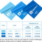 Resistance Bands,Professional Long Non-Latex Elastic Stretch Bands,Exercise Bands for Physical Therapy, Yoga, Pilates, Rehab, at-Home or The Gym Workouts, Strength Training