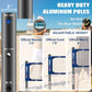 Professional Volleyball Net Set Heavy Duty for Outdoor Backyard Portable with Aluminum Adjustable Height Scoring Poles, Regulation Nets System for Tournament, Grass