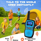 Wishouse Walkie Talkies for Kids Rechargeable Long Range,4 5 6 7 8 Year Old Boy Girl Birthday Gift,Camping Games Cool Toys Ideas for Children with 6000mAh Batteries,Flashlight,Lanyard,2 Pack Green