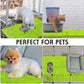 Amylove 4 Pcs Guinea Pig Cage Liner Guinea Pig Bedding Washable Fleece Pee Pads Reusable Small Animals Training Mat Small Animal Sleeping Bed for Bunny Hamster(Green,16 x 24 Inch)
