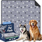 Washable Pee Pads for Dogs, Extra Large Dog Mat, Absorbent Reusable Training Dog Pads Pet Puppy Pads, Non-Slip Potty Pads for Whelping, Playpen, Crate, Bed, Grey 65"x48"