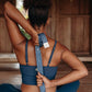 yogadesignlab YOGA DESIGN LAB | The Yoga Strap | Luxurious, Extra Long, Super Soft, Eco Printed | Studio Quality, Adjustable | Safely Stretch Further and Hold Longer | 8 ft Long