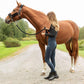 Equinavia Valkyrie Soft Ultra Fleece Padded Adjustable Breakaway Horse Halter - Black/Black - Warmblood